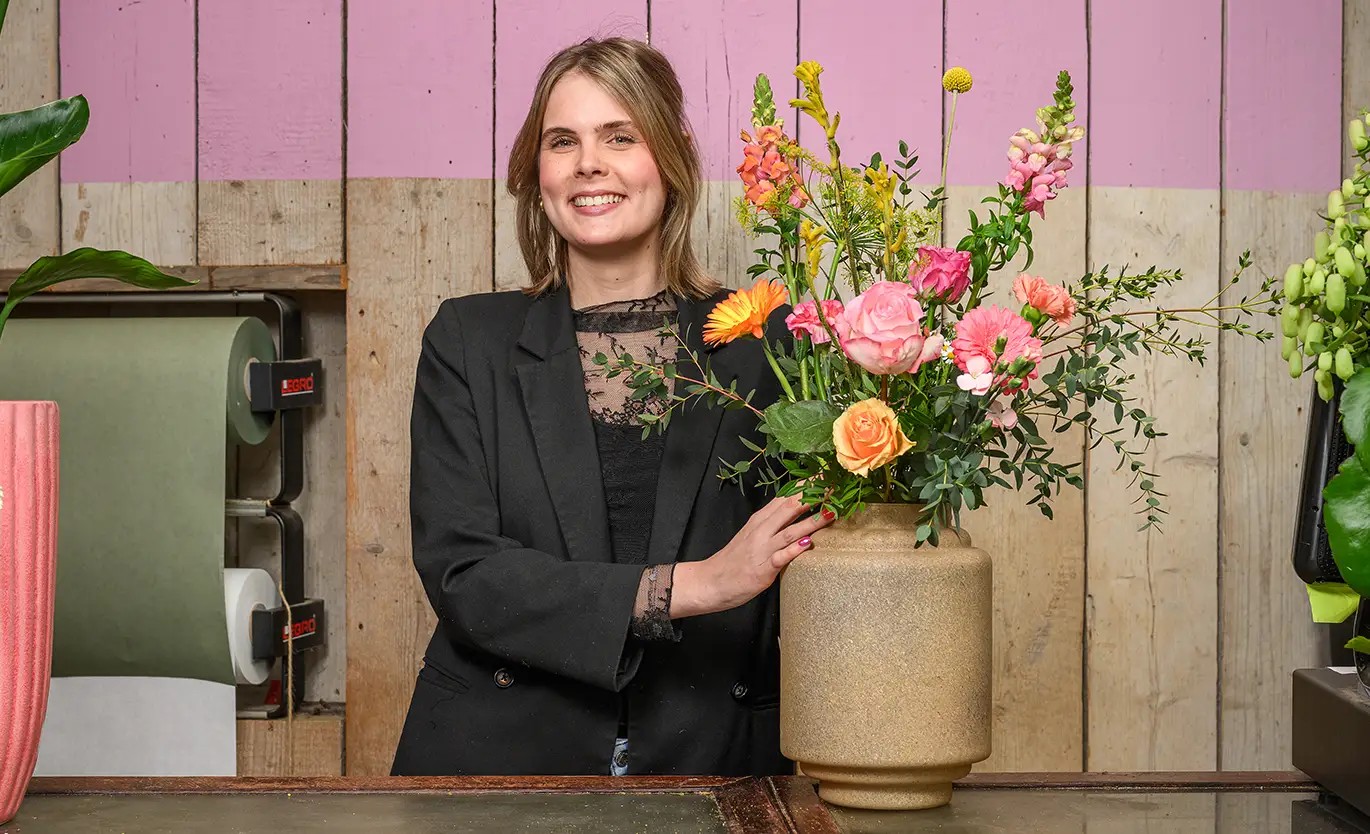 amber boeket bloemisten collectie